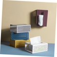 thumbnail image 5 of Tissue box holder 1 piece cardboard paper towels napkin paper holder paper towel holder cardboard box paper tissues yellow 13.5*8.3*19.5CM, 5 of 5