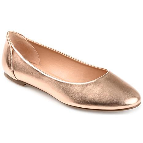 Journee Collection Womens Kavn Ballet Flats, Rose Gold 8.5M