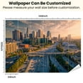 thumbnail image 3 of Peel and Stick Wallpaper Skyline Downtown Los Angeles Modern Art Wall Mural Decor Self Adhesive and Removable 100in x 144in, 3 of 8