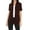 Brown, variant on Women's Casual Short Sleeve Draped Open Front Solid Cardigan