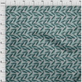 thumbnail image 4 of oneOone Velvet Turquoise Green Fabric Abstract Leaf With Dot Sewing Craft Projects Fabric Prints By Yard 58 Inch Wide, 4 of 4