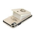 thumbnail image 3 of Wallet Case for iPhone XS Max, Kickstand Ring Holder Premium PU Leather Case with Crossbody Strap,Card Holder Slot Money Pocket 360°Rotation Metal Ring Grip Kickstand Cover,Beige, 3 of 8