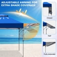 thumbnail image 6 of Eagle Peak 17x10 ft Sky Blue Instant Outdoor Canopies, Flame Resistant, 6 of 11