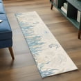 thumbnail image 3 of Blue Seahorse Coastal 2'x6' Runner Rugs for Hallway Kitchen Bedside Non Slip, Summer Beach Nautical Ocean Coral Vintage Entryway Rug Runners with Rubber Backing, Long Carpet Runner for Laundry Room, 3 of 8