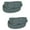 Grey, variant on CTM  Elastic Braided Belt with Covered Buckle (Pack of 2) (Men)