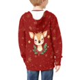 thumbnail image 4 of DISNIMO Christmas Reindeer Hoodie Kids Girls Snowflake Hoodies Star Girl Hoodie Zip Up Teen Boy Sweatshirts Hoodies Sweatshirt for Girls Zipper Hoodies Size 11-13 Jacket Hoodie Boys Zip Hoodie Youth, 4 of 7