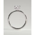 thumbnail image 3 of CAPRICARATS 3.00 Ct Pear Cut Moissanite Solitaire Engagement Ring, Hidden Halo, 18K White Gold, 3 of 6