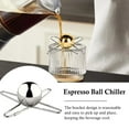 thumbnail image 5 of Ice Ball for Espresso,Stainless Steel Coffee Cooler,Ice Coffee Balls with Stand,Reusable Stainless Steel Cocktails Chiller Sphere/Ice Rock,Extract Chilling Tool,Gift for Coffee Lovers, 5 of 8