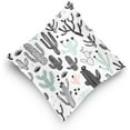 thumbnail image 5 of GZHJMY Cactus Pattern Pillow Cover 20 x 20 Inch, Soft Decorative Cushion Case Square Throw Pillow Cover for Sofa Living Room Couch Home Decor, 5 of 7