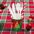 thumbnail image 4 of kladzum Christmas Party Tableware 16pc Disposable Cups 3-inch Christmas Paper Cups Set, Party-Themed Paper Cups Set for Kitchen Dinner Table, Holiday Party Decor, 4 of 6