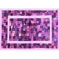 thumbnail image 1 of Ahgly Company Indoor Rectangle Abstract Purple Contemporary Area Rugs, 2' x 4', 1 of 4