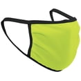 thumbnail image 4 of Augusta B520269708 Adult 3-Ply Mask, Safety Green - One Size, Multiples of 12, 4 of 5