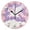 Black Needle, variant on 10" Artistic Round Wall Decorative Desk Clock Wall Clock Home Decor Flying Unicorn with Wings