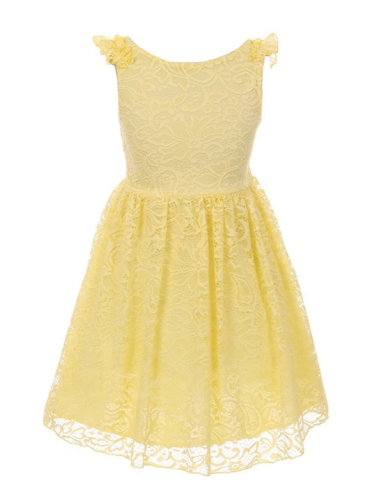 walmart yellow dress