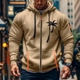 thumbnail image 4 of CONZONE Mens Casual Hoodies Long Sleeve Pullover Hoodie for Men Zip Up Graphic Hooded Sweatshirts With Pocket, 4 of 4
