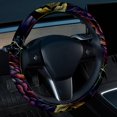 thumbnail image 2 of Owl 14.5 Inch Printing PVC Leather Steering Wheel Covers Car Wheel Covers Auto Accessories, 2 of 6