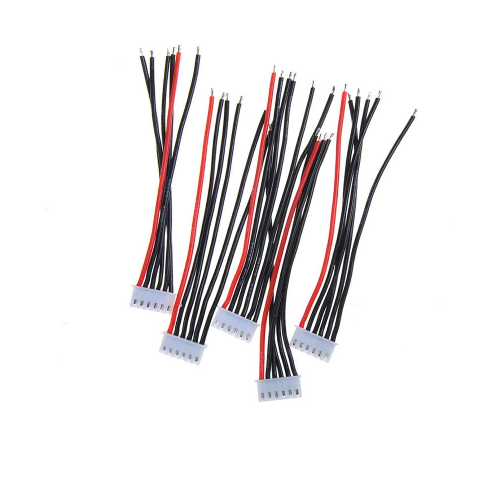 5Pcs/lot JST-XH 2S 3S 4S 5S 6S Lipo Balance Wire Extension Charge Cable Lead