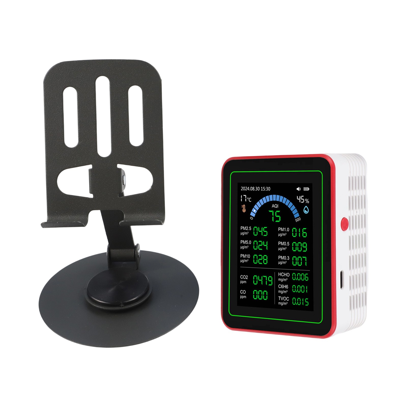 18-In-1 Air Quality Tester Comprehensive Aqi Monitor Indoor Monitoring