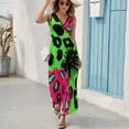 thumbnail image 6 of Animal Print Patterns Sleeveless Dress Woman Fashion Long Dresses Women's Summer Suit Dress 2025, 6 of 7