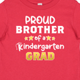 thumbnail image 4 of Inktastic Proud Brother of a Kindergarten Grad Boys Baby T-Shirt, 4 of 5