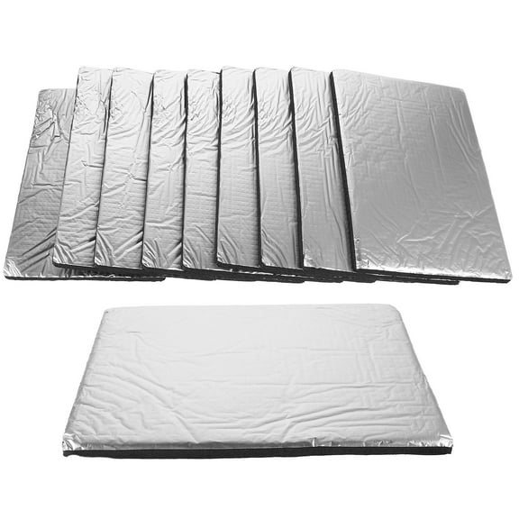 Masteelf FRCOLOR 10pcs Sound Deadening Insulation Material for Car Noise Reduction and Soundproofing for Engine and Doors