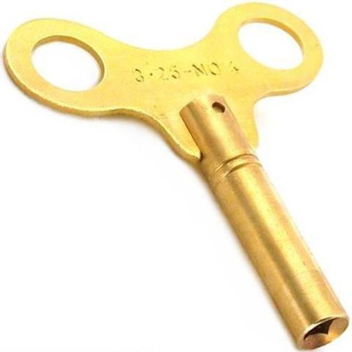 French Clock Key Size 2 2.75mm for Mainspring Winding 