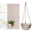 thumbnail image 1 of Jardineras Colgantes DYNWAVEMX Maceta Decorativa Cesta colgante Amarillo, 1 of 8