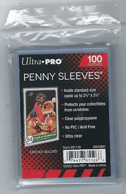 business card protector sleeves Almost-A-Penny
