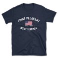 thumbnail image 1 of Point Pleasant West Virginia Patriot Men's Cotton T-Shirt, 1 of 1