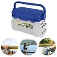 thumbnail image 4 of Caja Pesca Organizadora Contenedor Herramientas Al Aire Libre Multifunción, 4 of 9