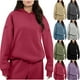 thumbnail image 1 of Sudaderas de otoño,Sudadera informal de manga larga para mujer, jersey de poliéster con bolsillo multifuncional, ideal para viajar en avión y estar en casa, sopatenor, 1 of 9