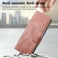 thumbnail image 6 of Allytechgroup Flip Case for Samsung Galaxy Z Fold 5 with Credit Card Slot, PU Leather Wallet Phone Case Kickstand Shockproof Magnetic Back Cover for Samsung Galaxy Z Fold 5, Pink, 6 of 8