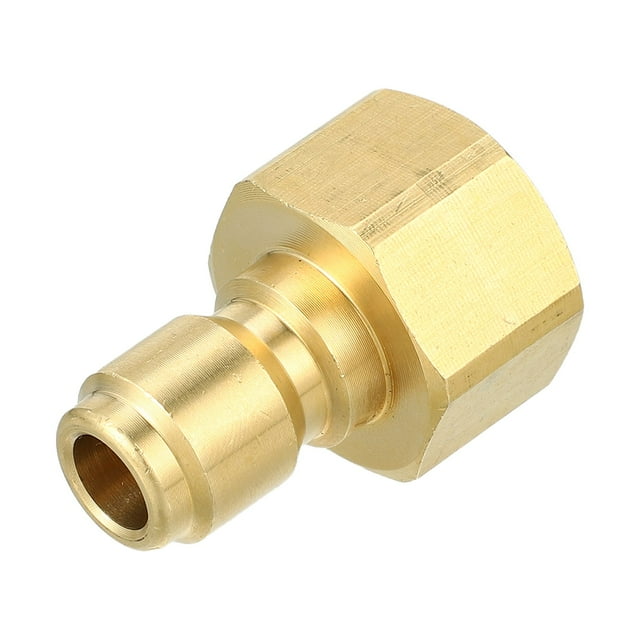 Acoplador de Lavadora a Presión Unique Bargains Adaptador de Pistola Lavadora Universal para Vehículo Duradero de Latón 1/2 Pulgada 1 Pcs Tono Cobre