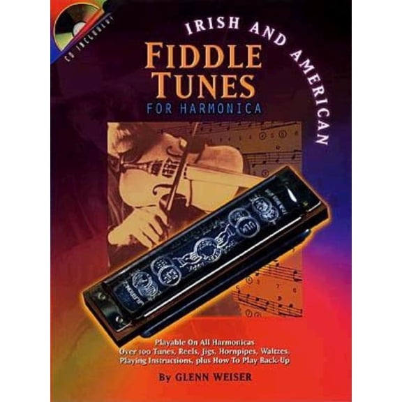 Irish and American Fiddle Tunes for Harmonica, (Paperback)