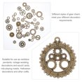 thumbnail image 3 of TABLETREANDS 4Pqt Colgantes Steampunk De Metal Dorado Con Clásico Para Bisutería Y, 3 of 6