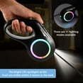 thumbnail image 6 of Threns Retractable Dog Leash with LED Light 16ft Portable Retractable Walking Leash Rechargeable LED Lighted Dog Leash with Handle for Small Medium Dogs Pets Up to 30kg, 6 of 10