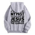 thumbnail image 4 of WENWU Hoodies Sweatshirt for Women Christian Sweatshirt Letter Print Sweatshirt Oversized Womens Pullover Hoodie Fall Essentials Clothes for Women, 4 of 5