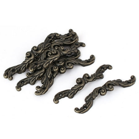 Vintage Bin Pull - Jewelry Box Drawer Zinc Alloy Vintage Style Bow Pull Handle 75mmx10mmx10mm 10pcs