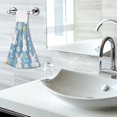 thumbnail image 5 of Yayeee Kitchen Hanging Hand Towels Set of 2 with Loop Bathroom Absorbent Tie Towel, Cartoon Easter Bunnies, 5 of 7
