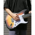 thumbnail image 6 of Donner 39in Electric Guitar Starter Kit w/Case, Amp, Tuner, Bag, Strap, Sunburst, 6 of 8
