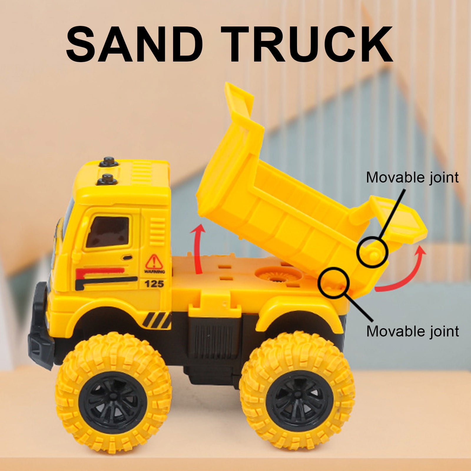 YEYDS Excavator Toy for Kids, Simulation Engineering Dump Truck