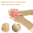 thumbnail image 4 of Sonducket 2 pares de guantes de muñeca para hombre, bandas de soporte de mano transpirables, muñequera de compresión ajustable para Type3, 4 of 6