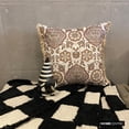 thumbnail image 4 of Fall Decorative Throw Pillow cover Beige & Gray 26"x26" (65x65 cm) Velvet Art Deco, Autumn Decor, Fall Decor, Printed, Lace Cushion Covers, Floral Modern Style - Autumn Serenade, 4 of 12