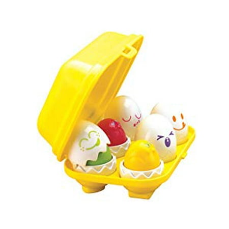 TOMY Toomies Hide & Squeak Eggs | Easter Egg Toddler Toys | Matching & Sorting Learning Toys |Top Toy for Easter Baskets