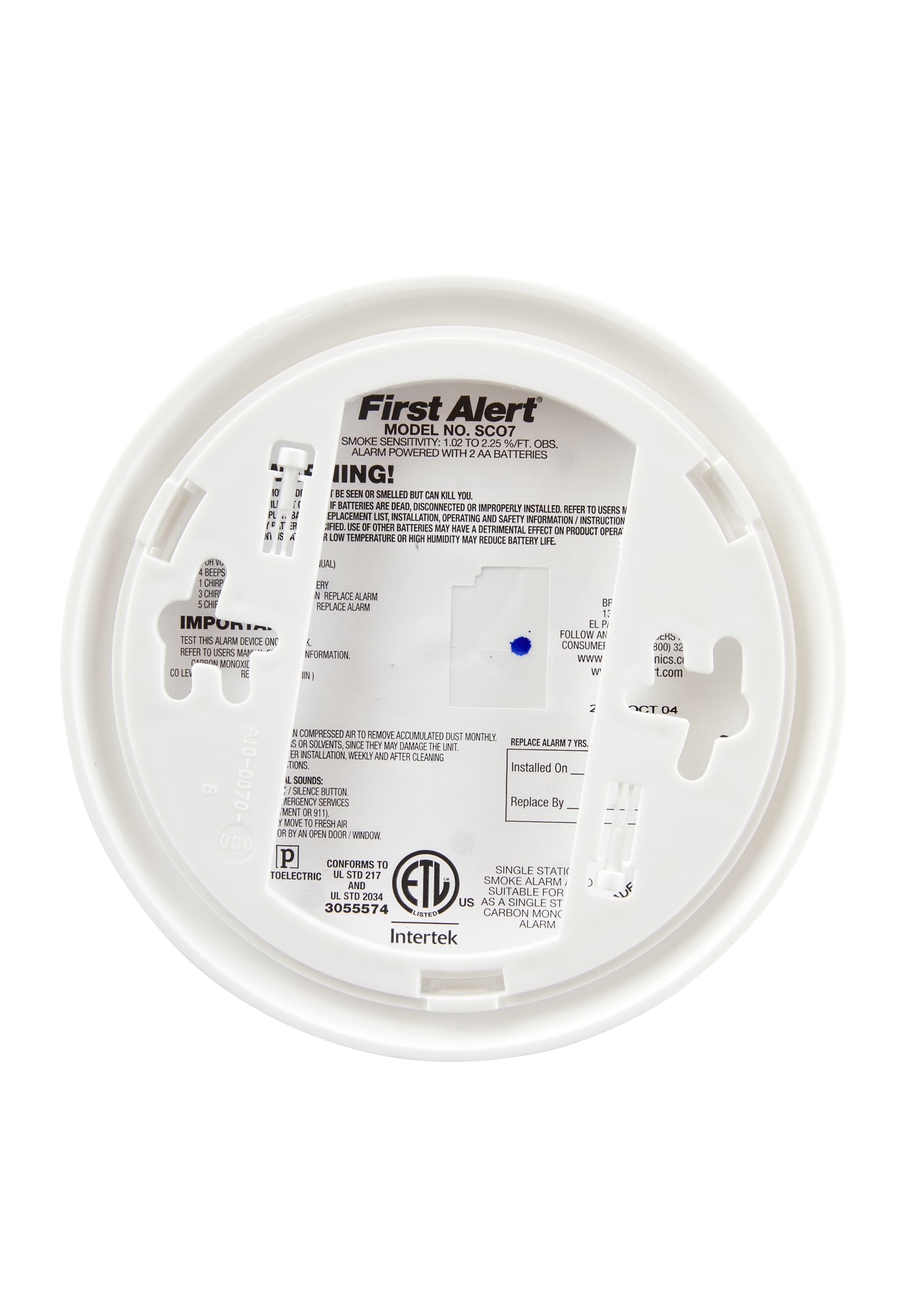 Smoke and CO Alarm, Battery Operated - image 5 of 5
