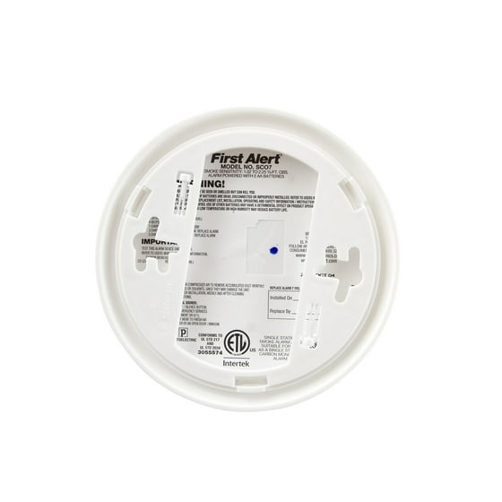 First Alert Sco7cn Battery Operated Combination Smoke And Carbon First Alert Sco7cn Battery Operated Combination Smoke And Carbon Monoxide Alarm With Voice Location