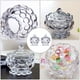 thumbnail image 3 of 2 unids de cristal de cristal, tarros de almacenamiento multiusos de estilo europeo tazas de helado, 3 of 8