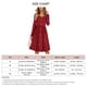 thumbnail image 4 of Vestido Informal con Escote en V para Mujer Tapeta con Botones Elegante Túnica de Manga Larga Vestidos Informales con Volantes hasta la Rodilla Y Bolsillos ANGGREK Otros, 4 of 5