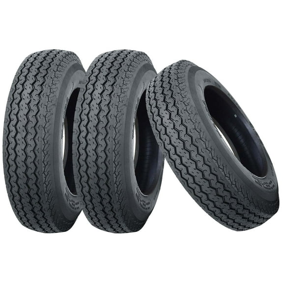 (3) New Highway Boat Motorcycle Trailer Tire 5.70-8 6PR Load Range C - 11036