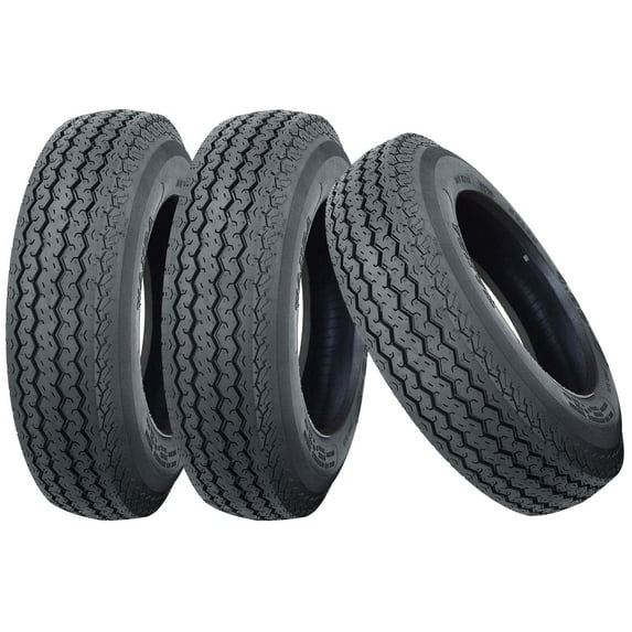 (3) New Highway Boat Motorcycle Trailer Tire 5.70-8 6PR Load Range C - 11036